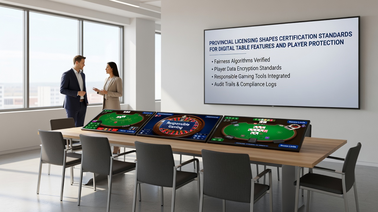 Player protection dashboard displaying limit settings and exclusion tools on a certified gaming platform