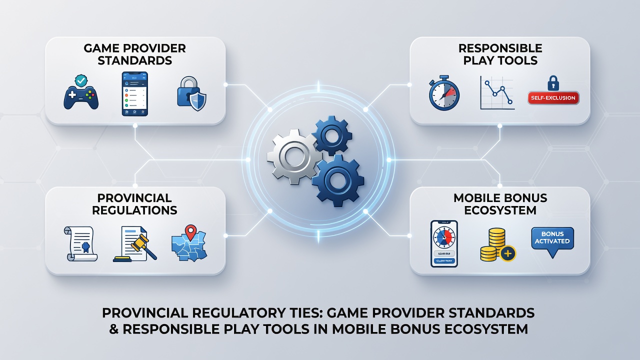 Mobile interface showing responsible gambling tools integrated with bonus activation